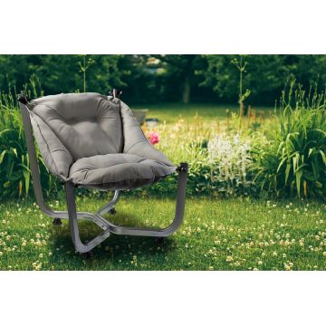 Scaun exterior, Gri, 77x27x87 cm - Gri