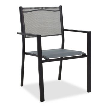 Scaun Moly, Antracit - Negru, 56x61x87 cm - Negru