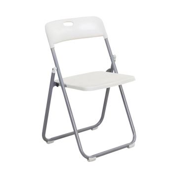 Scaun pliabil Daxton, Alb - Negru, 49x46x73 cm - Alb