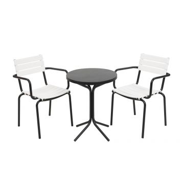 Set De Lounge De Grădină Maya, Cappuccino, 50x50x81 cm - arsiv6