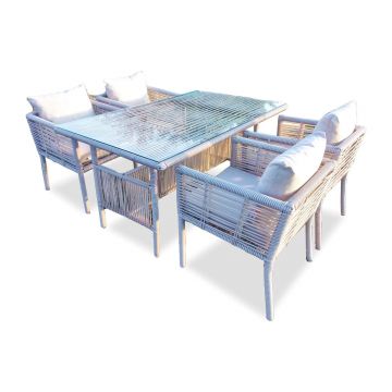 Set De Lounge De Grădină Newyork 150, Maro Inchis, 150X75X90 Cm - arsiv4