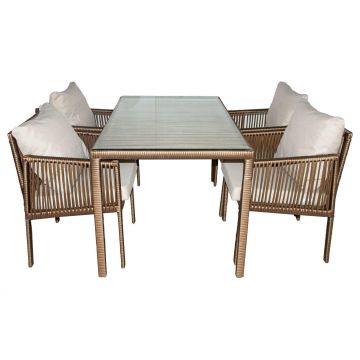 Set De Lounge De Grădină Otto 4, Maro Inchis (diverse dimensiuni) - arsiv5
