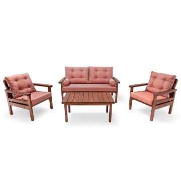 Set De Lounge De Gradina Ozgur, 4 piese - Multicolor