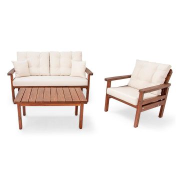Set De Lounge De Gradina Teyze, 3 piese - Bej