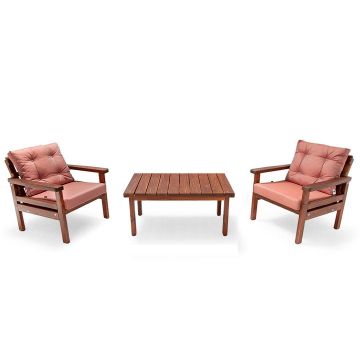 Set De Lounge De Gradina Torino, 3 piese - Multicolor