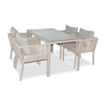Set De Lounge De Grădină Vera 140, Maro Inchis, 140X75X80 Cm - arsiv8