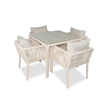 Set De Lounge De Grădină Vera 90, Maro Inchis, 90X75X90 Cm - arsiv6