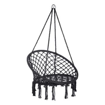 Scaun / leagăn suspendat Bonami Essentials Hylla, negru Scaun / leagăn suspendat Bonami Essentials Hylla, negru