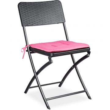 Set 2 scaune pentru gradina/balcon Bastian, Pliabil, Maro