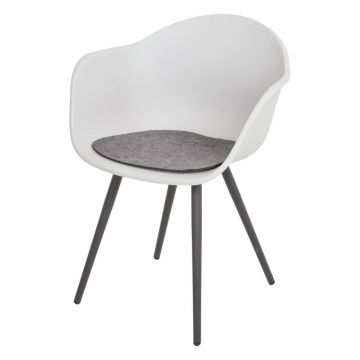 Scaun de grădină gri din plastic Zara – Garden Pleasure Scaun de grădină gri din plastic Zara – Garden Pleasure