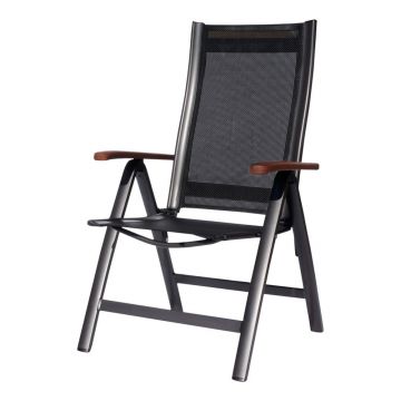 Fotoliu de grădină negru din metal Ass Comfort - Sun Garden Fotoliu de grădină negru din metal Ass Comfort - Sun Garden
