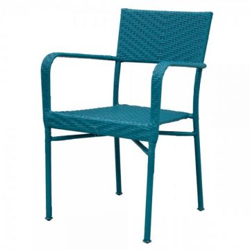 Scaun suprapozabil NEELY 57x55.5x89 cm  albastru