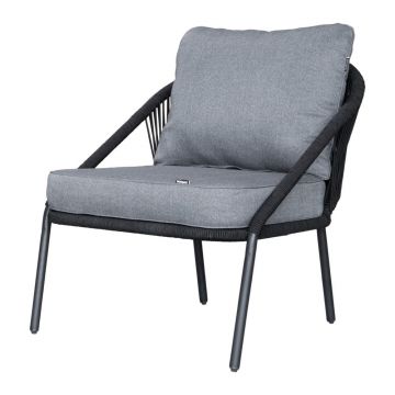 Fotoliu de grădină negru North - Bonami Selection