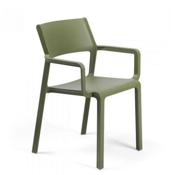 Scaun exterior Nardi Trill Armchair cu brate  verde agave